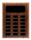 Cherry Finish Completed Perpetual Plaque